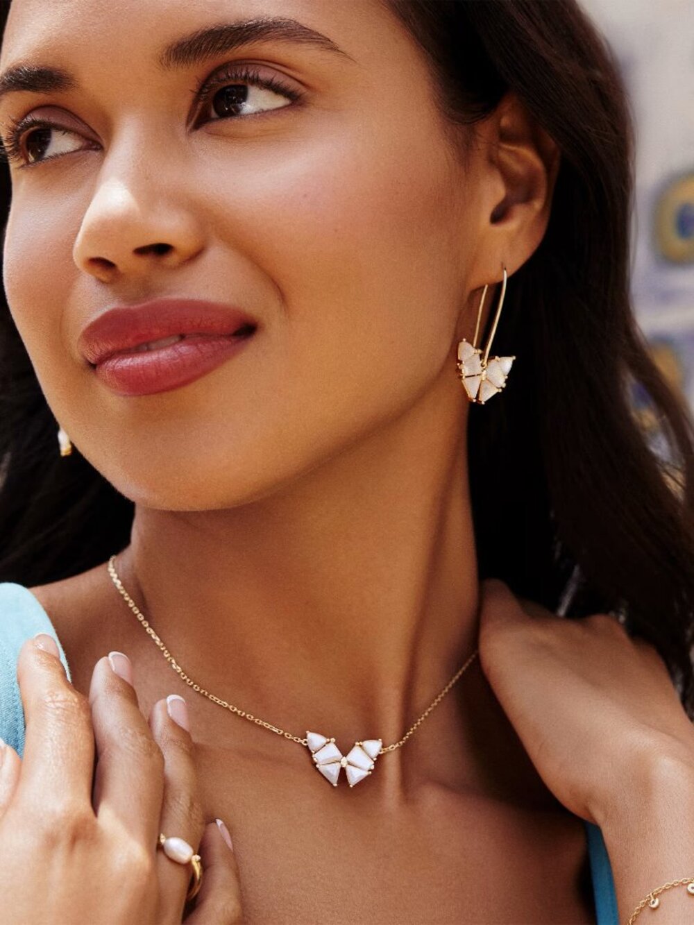 Kendra Scott Blair Butterfly Pendant Necklace NWT Authentic!
